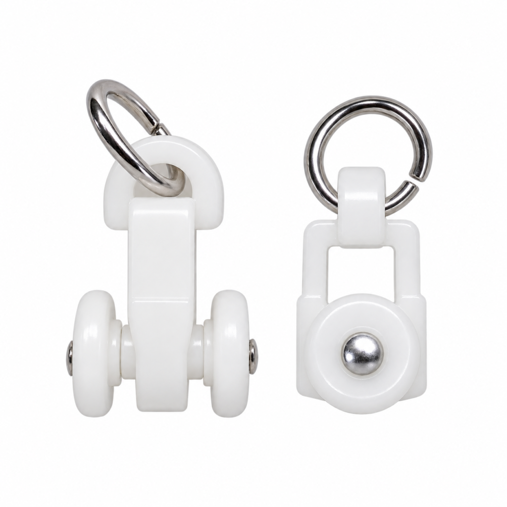 BALUM 3108D white curtain track roller runner for 3037 curtain track