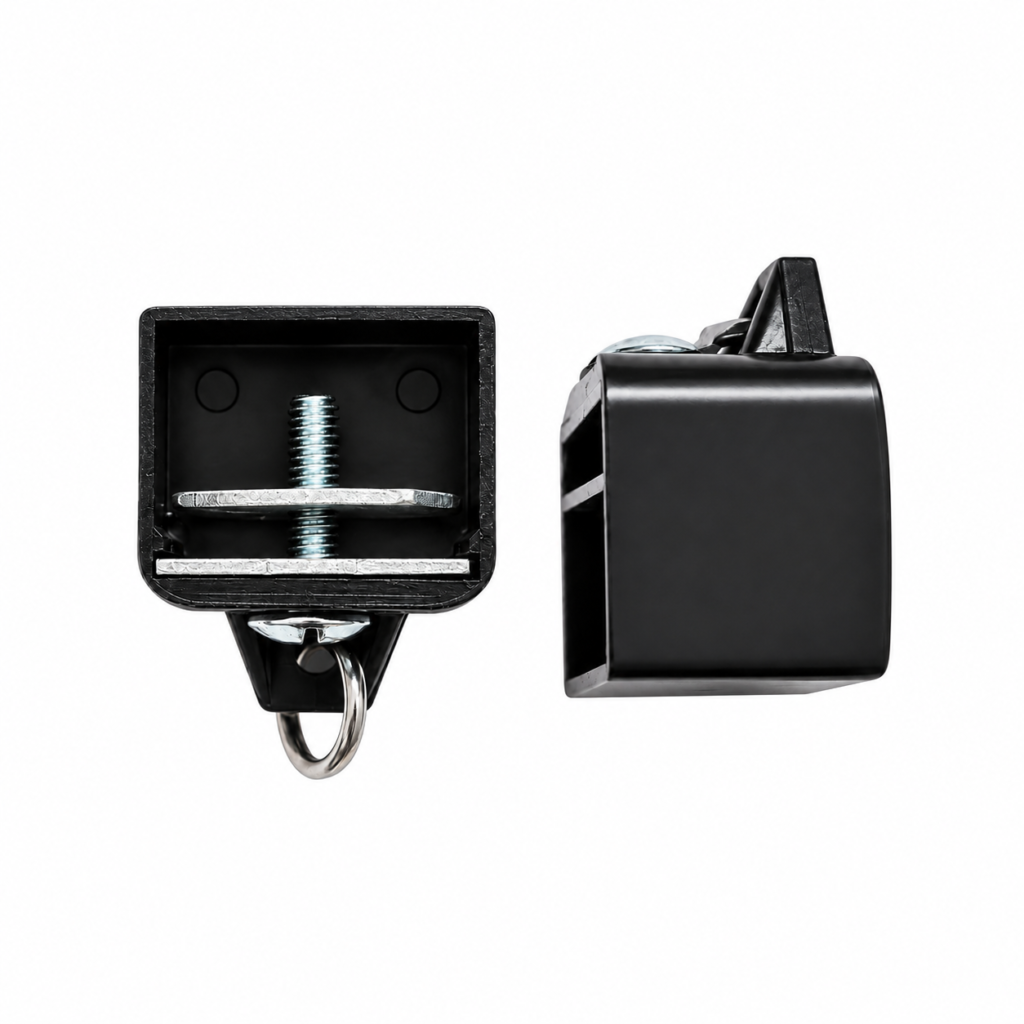BALUM 3320B black curtain track end cap for 3037B curtain track